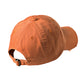 district distressed cap back burnt orange