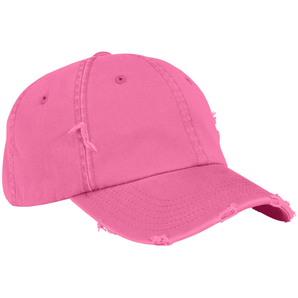 district distressed cap true pink