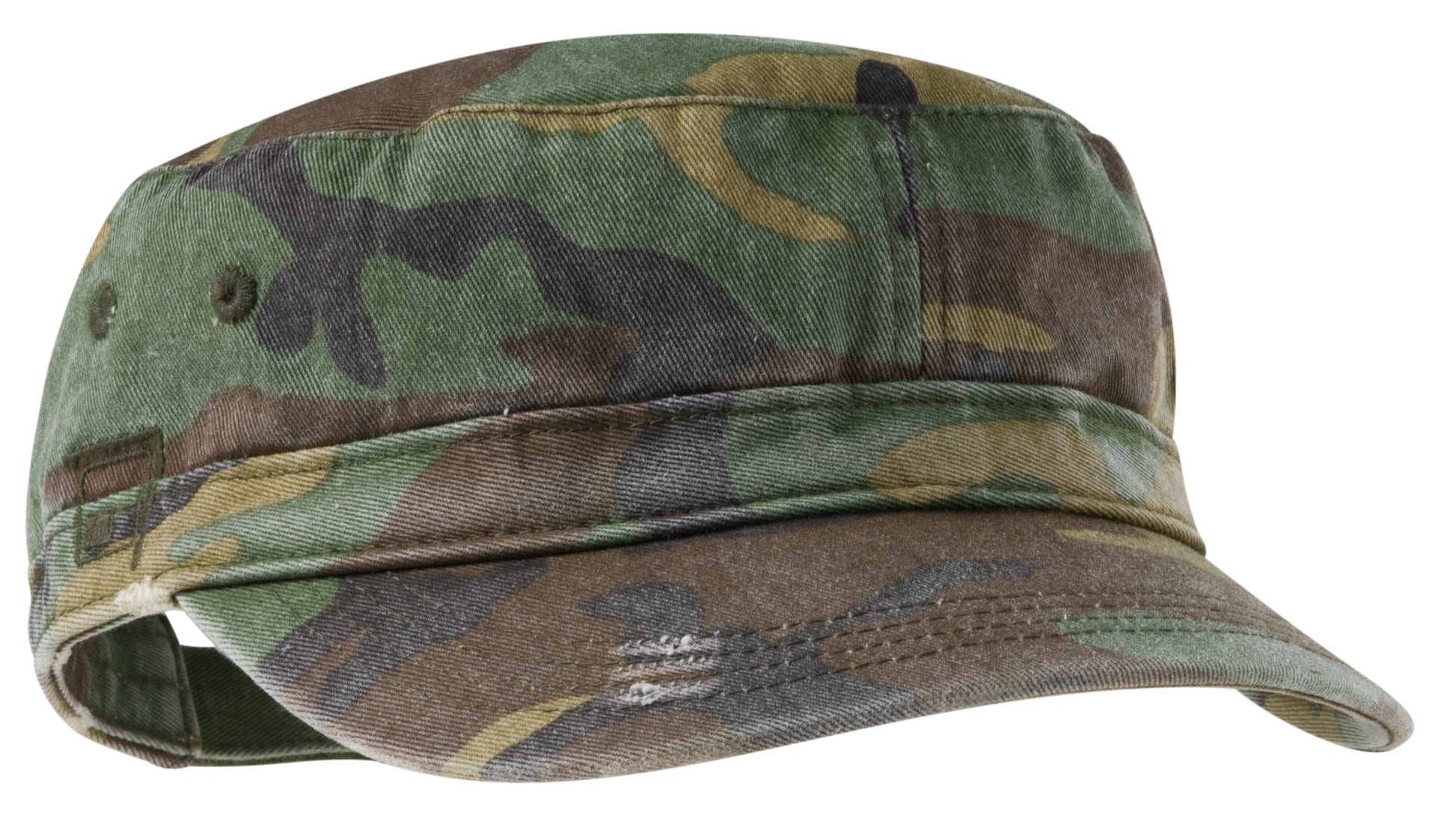 district distressed military hat camo