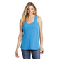district womens tank heather bright turquoise