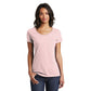 district womens v-neck tee dusty lavender