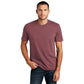 district recycled re-tee maroon heather