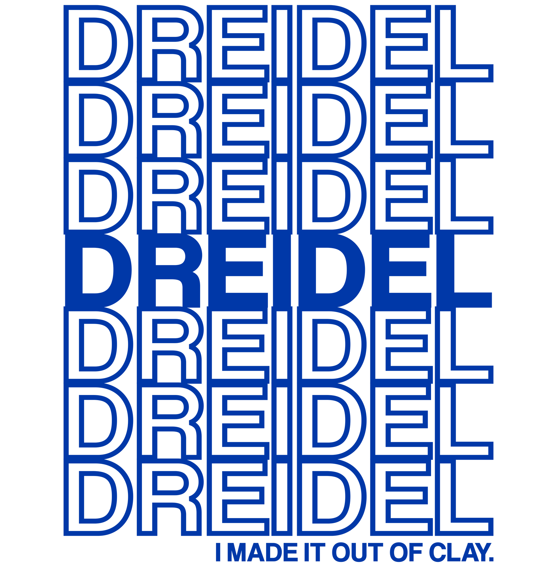 hanukkah dreidel DTG design graphic