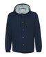 independent trading co hooded windbreaker coachs jacket classic navy
