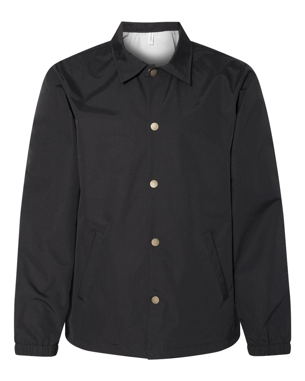 independent trading co windbreaker coachs jacket black