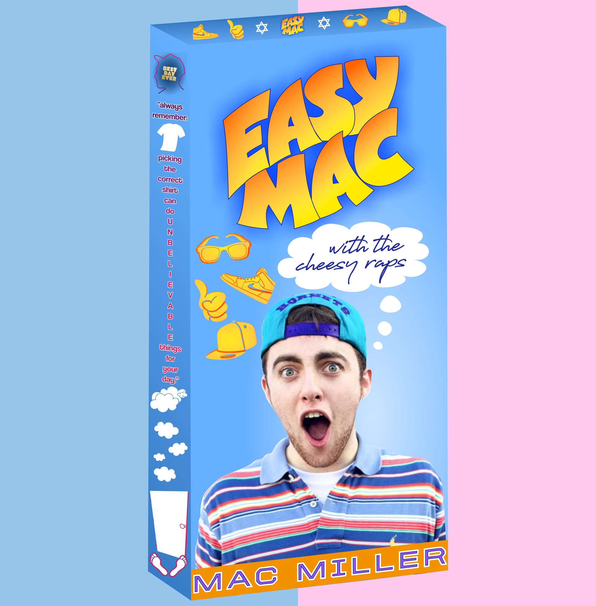 easy mac mac miller mac and cheese box DTG design graphic
