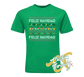 green youth tee with feliz navidad christmas sweater style DTG printed design