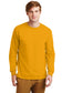 gildan ultra cotton long sleeve t-shirt gold
