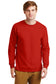gildan ultra cotton long sleeve t-shirt red