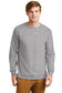 gildan ultra cotton long sleeve t-shirt sport grey