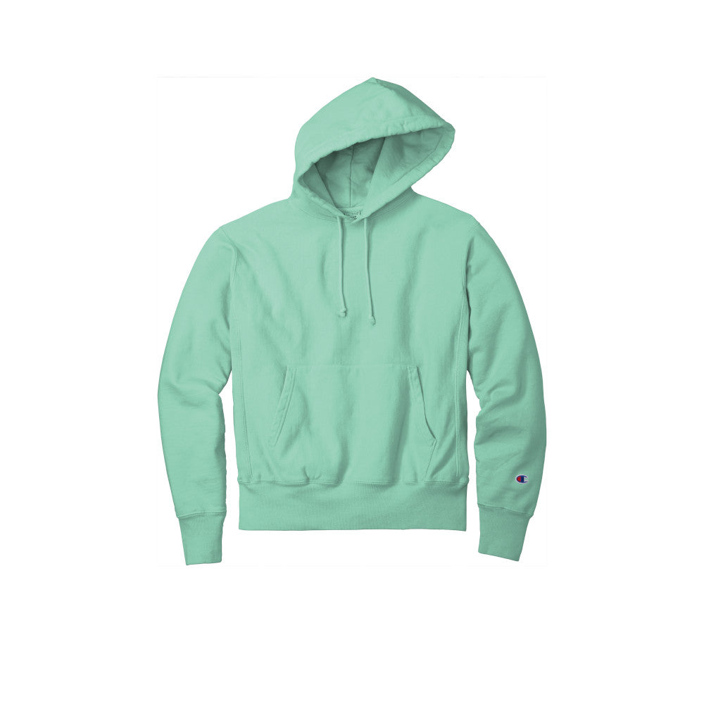 champion adult garment dyed hoodie pale seafoam