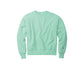champion adult garment dyed crewneck sweatshirt pale seafoam