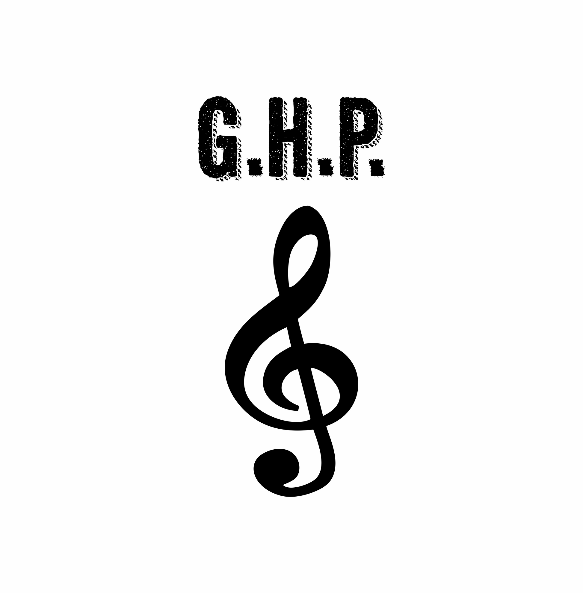 giving him praise music note DTG design front graphic