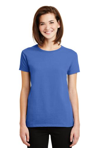 gildan womens ultra cotton t-shirt iris blue