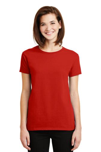 gildan womens ultra cotton t-shirt red