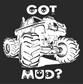 got mud monster truck DTG design graphic