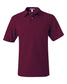 jerzees pocket polo maroon