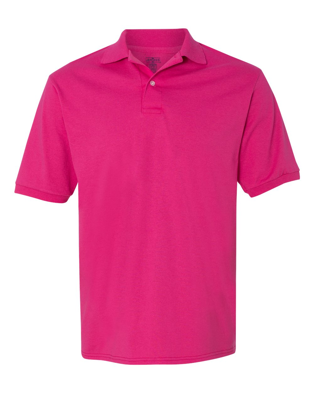 jerzees 50/50 polo cyber pink
