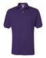 jerzees 50/50 polo purple