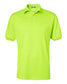 jerzees 50/50 polo safety green