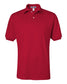 jerzees 50/50 polo true red