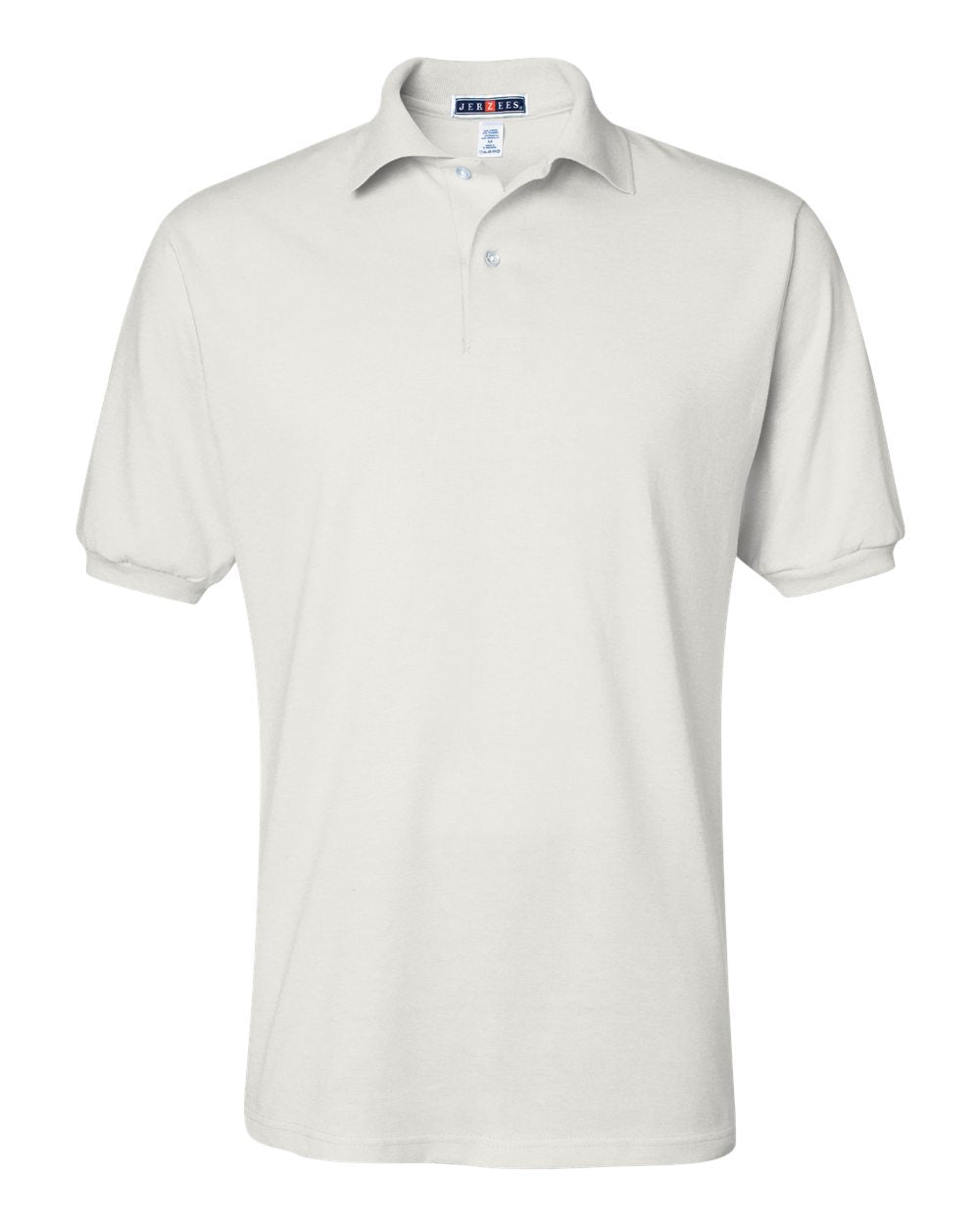 jerzees 50/50 polo white