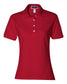 womans jerzees 50/50 polo true red