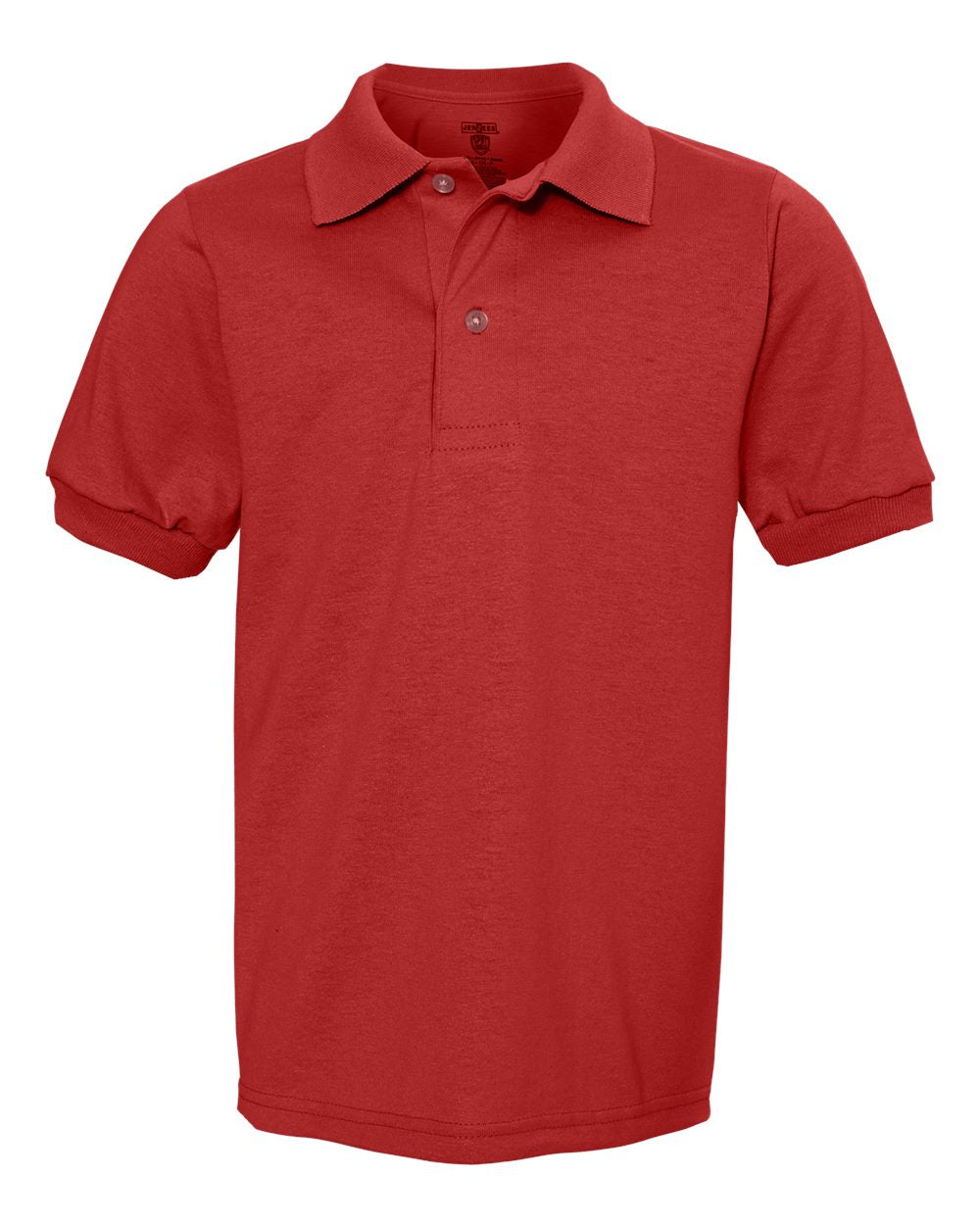 youth jerzees 50/50 polo true red