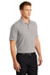male model wearing port authority core classic pique polo in gusty grey