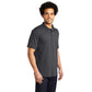 male model wearing port & company tall knit polo in charcoal
