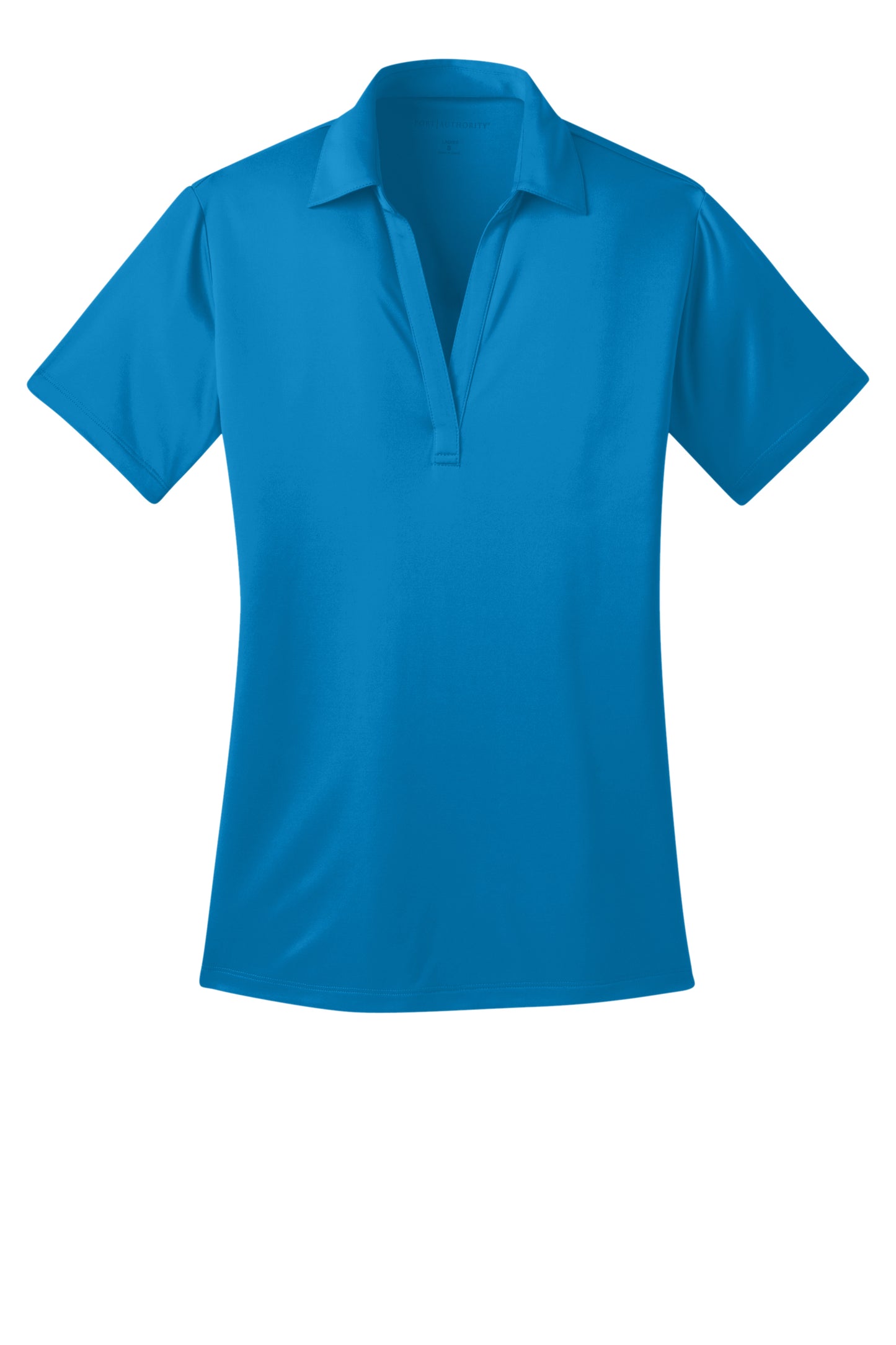 port authority womens silk touch polo brilliant blue