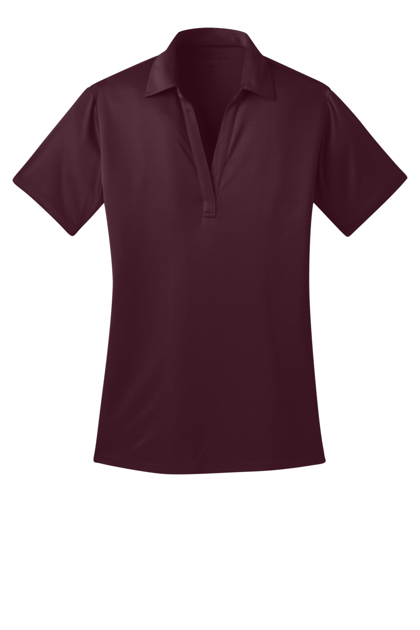 port authority womens silk touch polo maroon