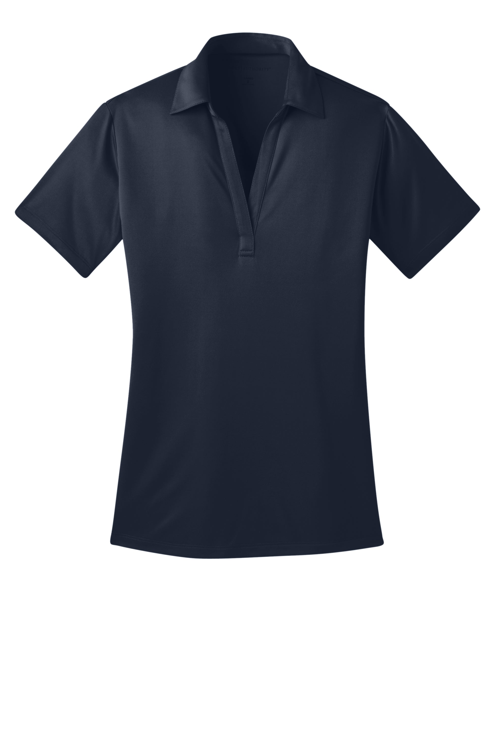 port authority womens silk touch polo navy