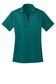 port authority womens silk touch polo teal green