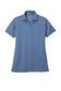 port authority womens heathered silk touch polo moon blue heather