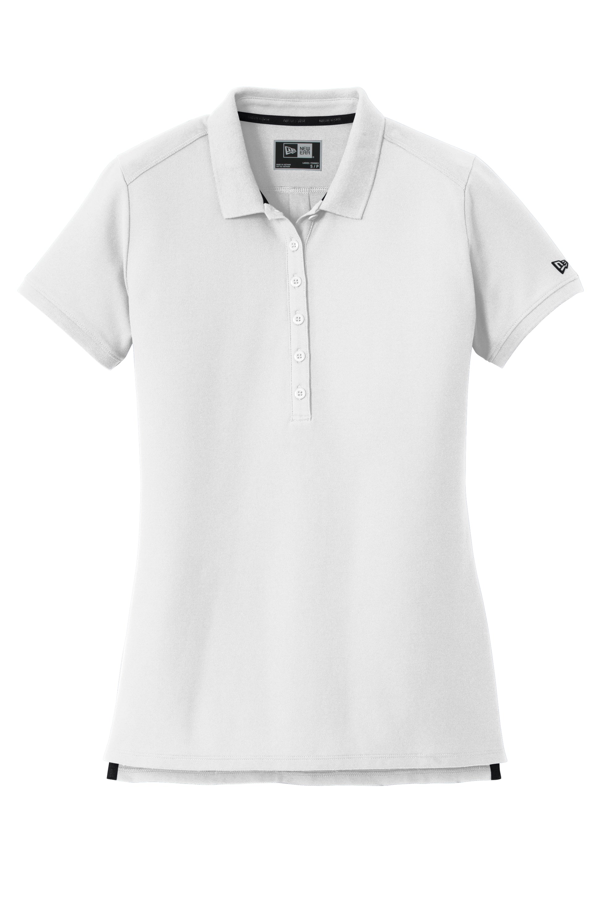 new era womens venue polo white