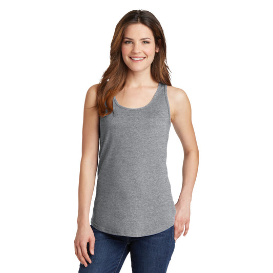 port & company womens cotton tank top athletic heather