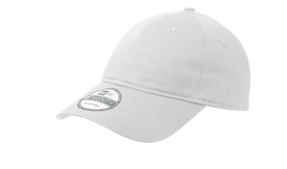 new era unstructured cap white
