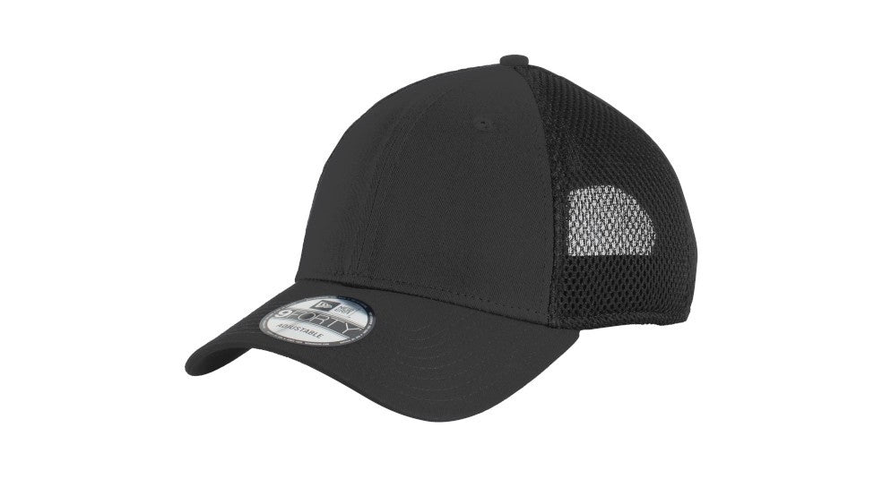 new era snapback mesh cap black