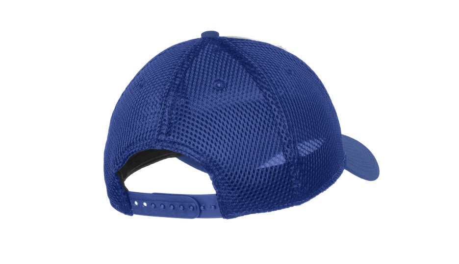new era snapback mesh back cap royal blue