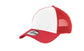 new era snapback mesh cap white scarlet red