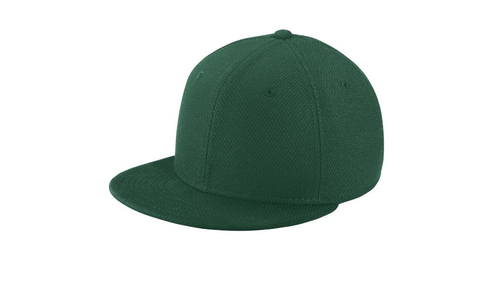 new era youth original flat bill snapback cap dark green
