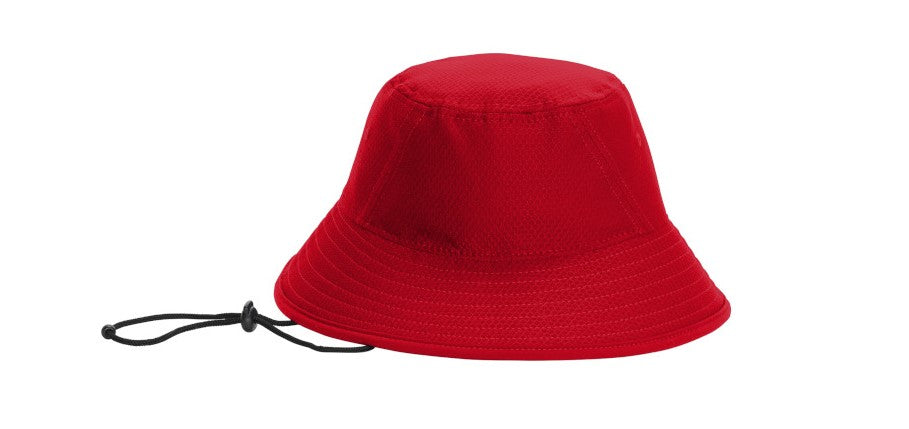 new era hex era bucket hat scarlet red
