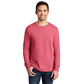 port & company unisex pigment-dyed long sleeve tee fruit punch