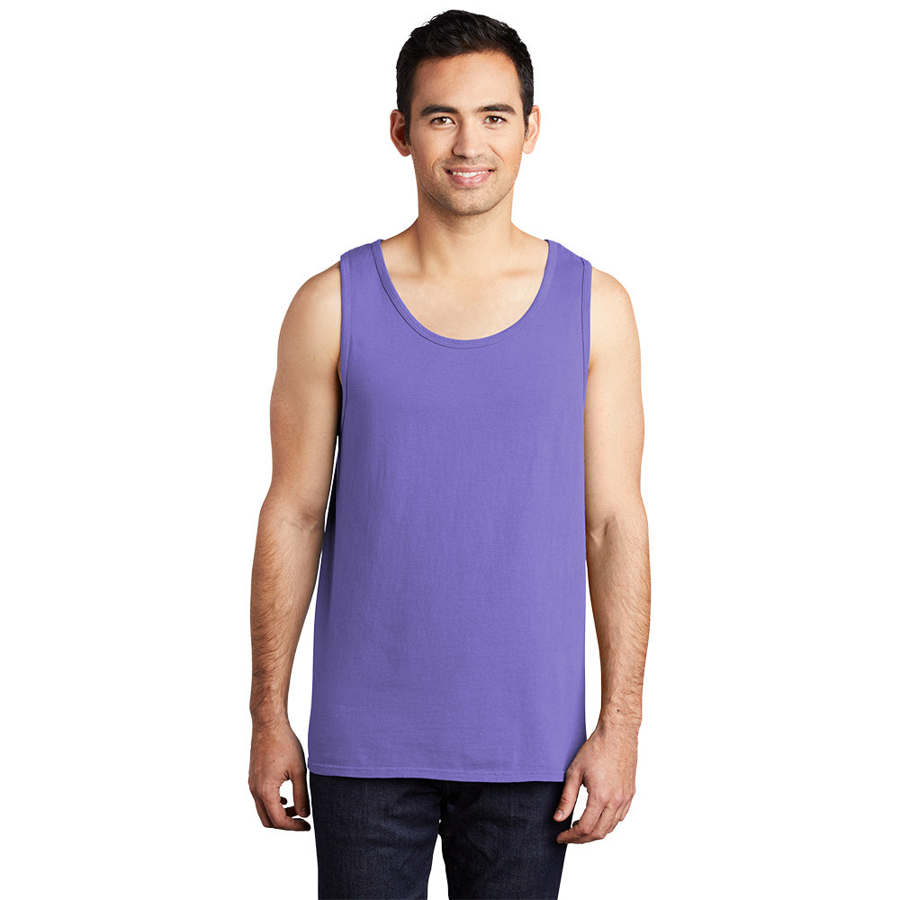 port & company unisex pigment-dyed tank top amethyst purple