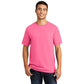 port & company unisex pigment-dyed tee neon pink