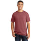 port & company unisex pigment-dyed tee red rock