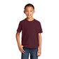 port & company youth fan favorite ring spun cotton tee athletic maroon