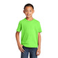 port & company youth fan favorite ring spun cotton tee flash green