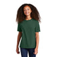 port & company youth fan favorite ring spun cotton tee forest green